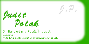 judit polak business card